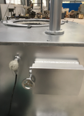 κάμινος τήξης αλουμινίου βιομάζας biomass aluminum melting furnace