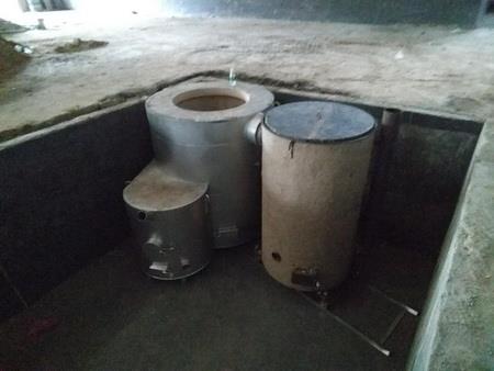 1000kg κλιβάνου τήξης βιομάζας με ανάκτηση θερμότητας που εφαρμόζεται σε γραμ...